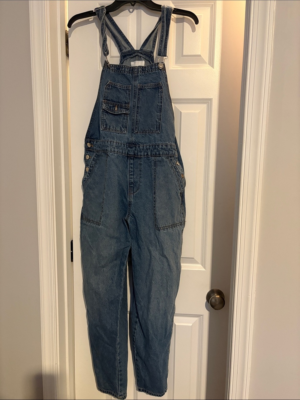 Classic Denim Overalls - Blue celebrity pink
